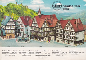 kibri catalogus katalog 1967 neuheiten