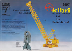 kibri catalogus katalog 1997 neuheiten