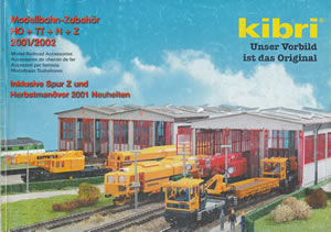 kibri catalogus katalog 2001