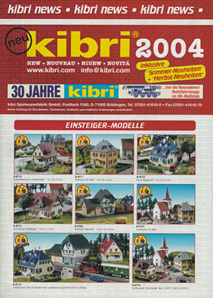 kibri catalogus katalog 2004 neuheiten