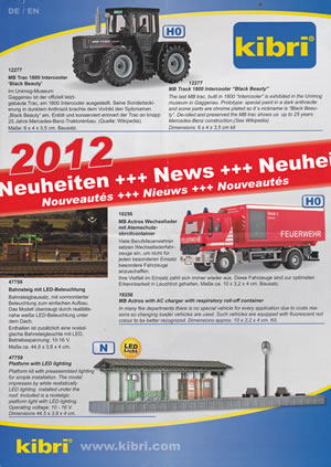 kibri catalogus katalog 2012 neuheiten