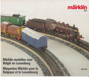 Märklin catalogus katalog België Luxemburg 1985
