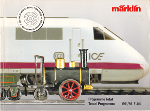 Märklin catalogus katalog 1991/92