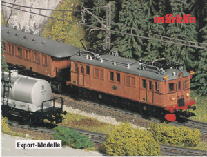 Märklin catalogus katalog export modellen 1989