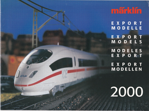 Märklin catalogus katalog export modellen 2000