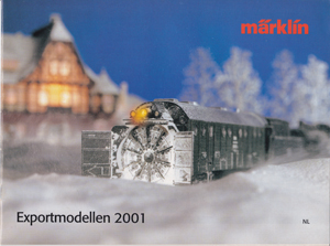 Märklin catalogus katalog export modellen 2001