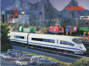 Märklin catalogus katalog export modellen 2003