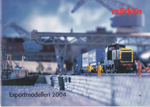 Märklin catalogus katalog export modellen 2004