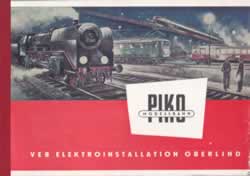 Piko DDR catalogus katalog 1958
