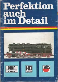 Piko DDR catalogus katalog 1985