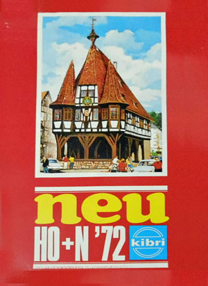 kibri catalogus katalog 1972 neuheiten