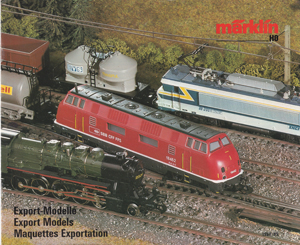 Märklin catalogus katalog export modellen 1988
