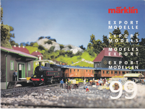 Märklin catalogus katalog export modellen 1999