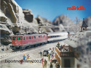 Märklin catalogus katalog export modellen 2002