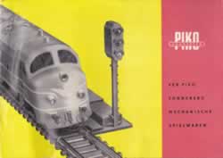 Piko DDR catalogus katalog 1962