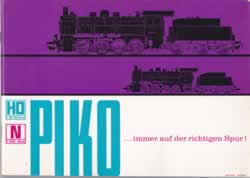 Piko DDR catalogus katalog 1970
